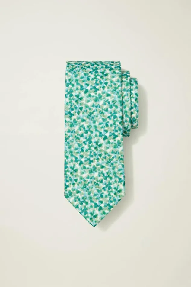Men Cotton Necktie Made With Liberty Fabric Woodland Floral Bonobos Ties and Pocket Squares