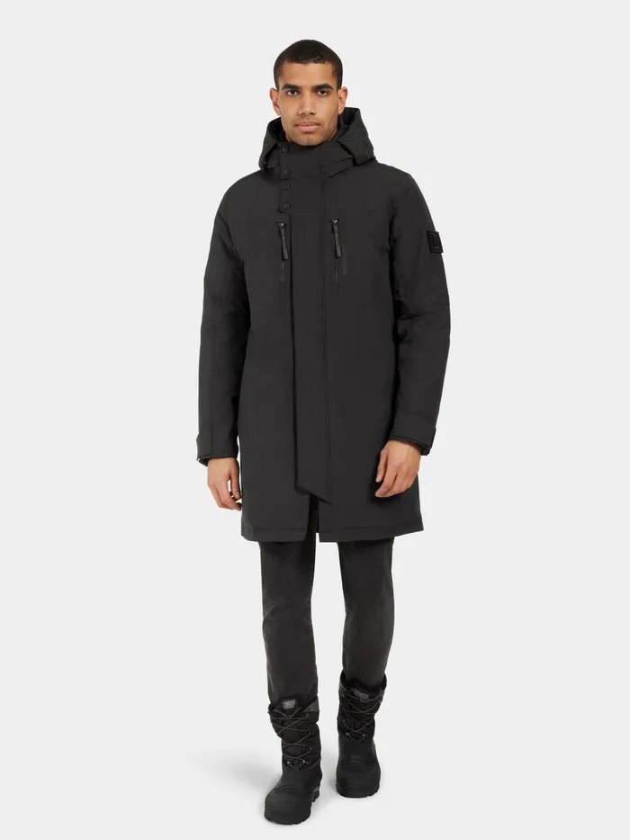 Men Dexter Parka Black Didriksons Autumn Jackets