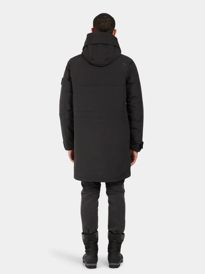 Men Dexter Parka Black Didriksons Autumn Jackets
