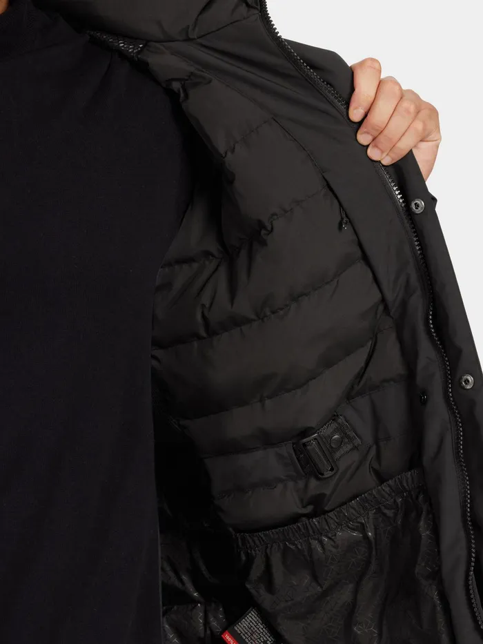 Men Dexter Parka Black Didriksons Autumn Jackets