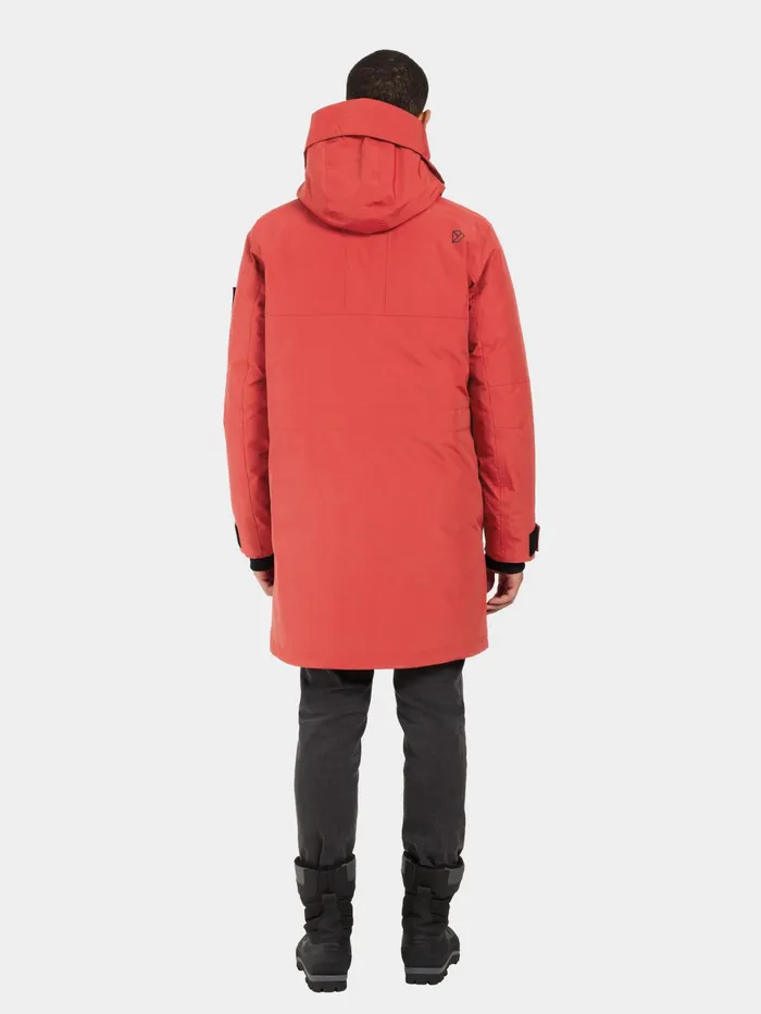 Men Dexter Parka Ochre Red Didriksons Autumn Jackets
