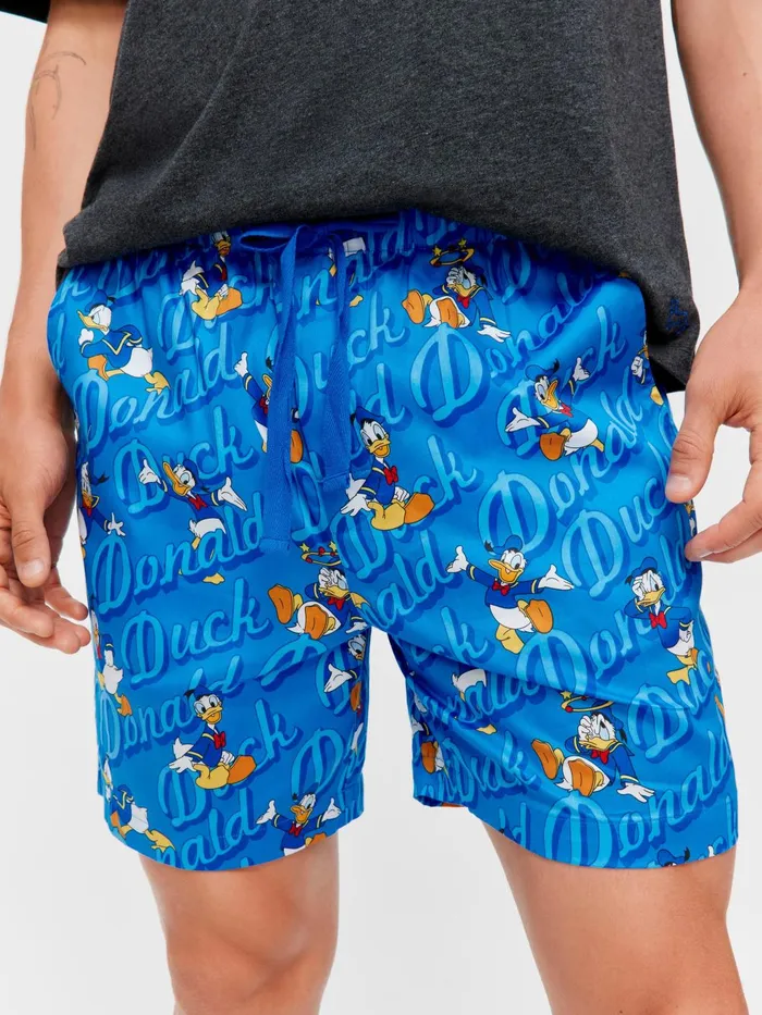 Men Donald Duck Mid Short Multi Peter Alexander Shorts