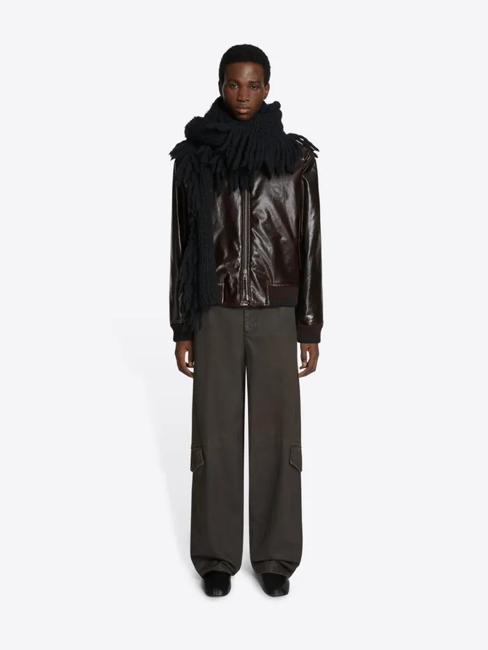 Men Dries Van Noten Coats and Jackets Collarless Bomber
