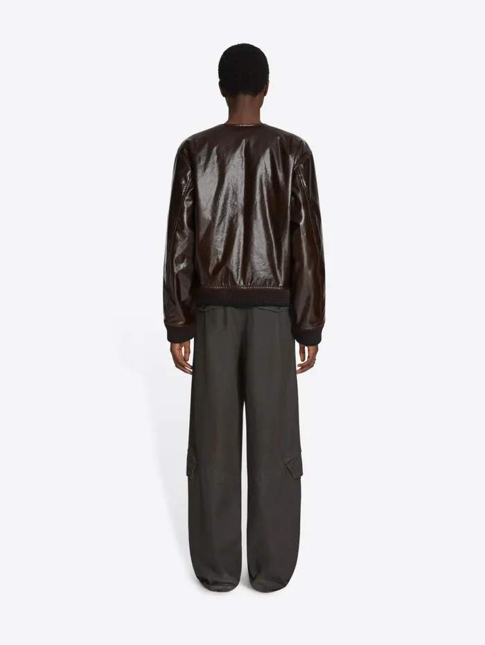 Men Dries Van Noten Coats and Jackets Collarless Bomber