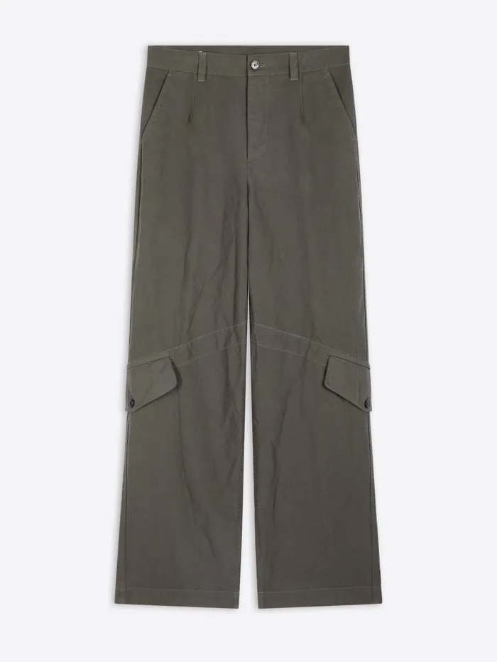 Men Dries Van Noten Pants Loose Overdyed Pants