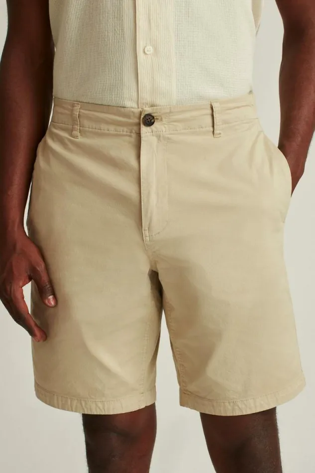 Men Easy Lightweight Shorts Fossil Bonobos Chino Shorts