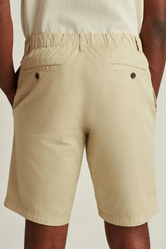 Men Easy Lightweight Shorts Fossil Bonobos Chino Shorts
