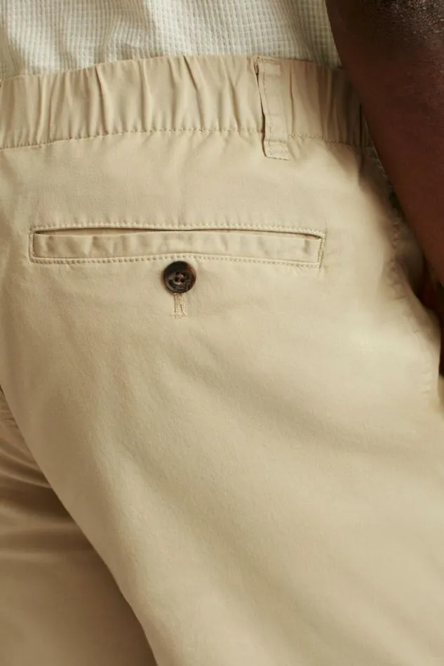 Men Easy Lightweight Shorts Fossil Bonobos Chino Shorts