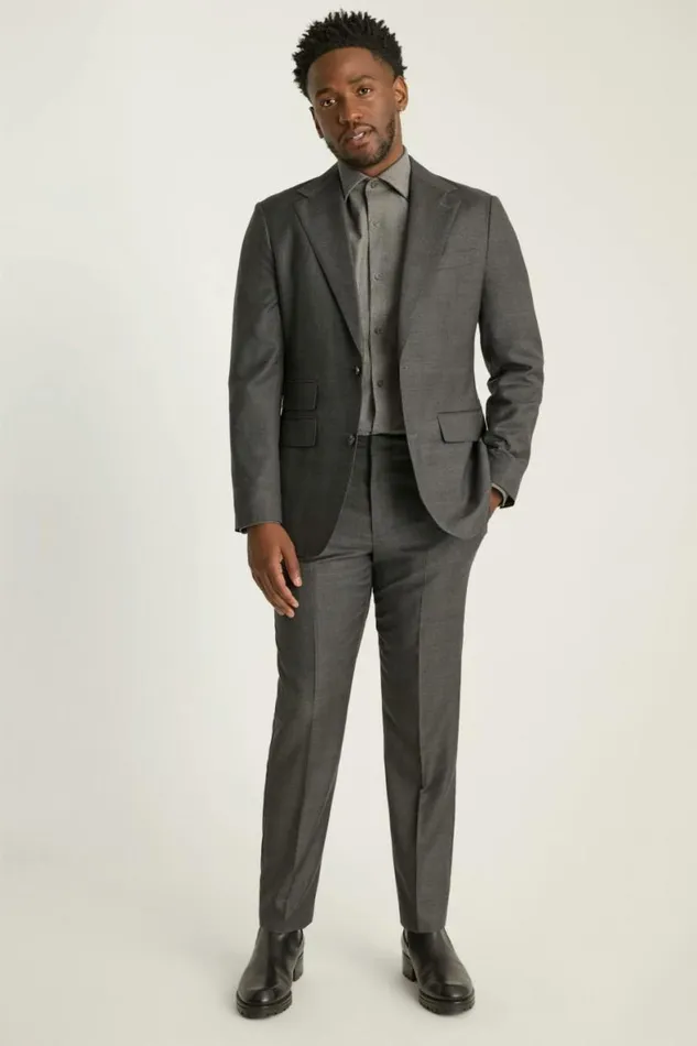 Men Empire Super 150s Suit Grey Glen Plaid Bonobos Suits Men Empire Super 150s Suit Grey Glen Plaid Bonobos Suits