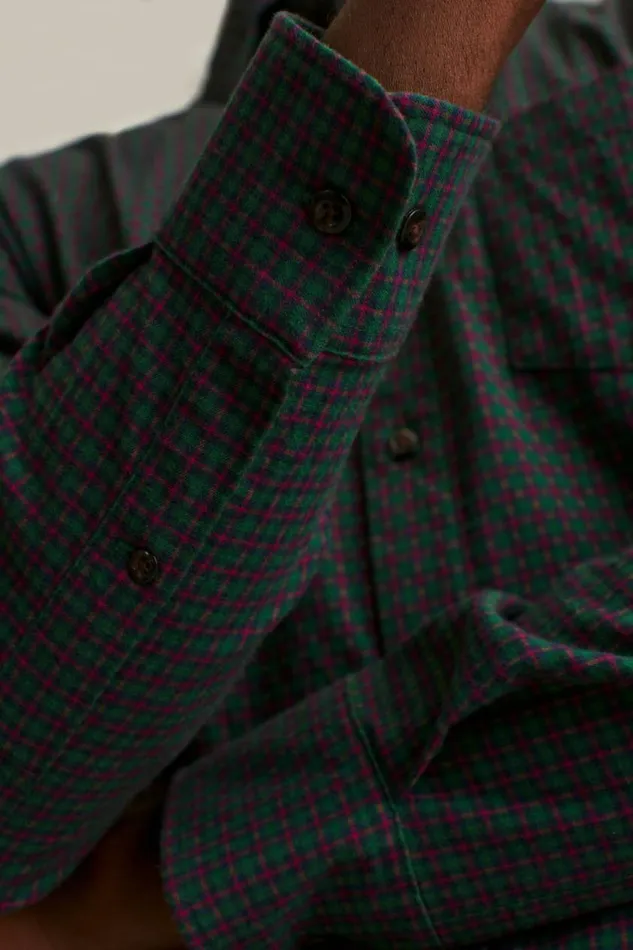 Men Everyday Lightweight Flannel Shirt Caspian Check Bonobos Overshirts