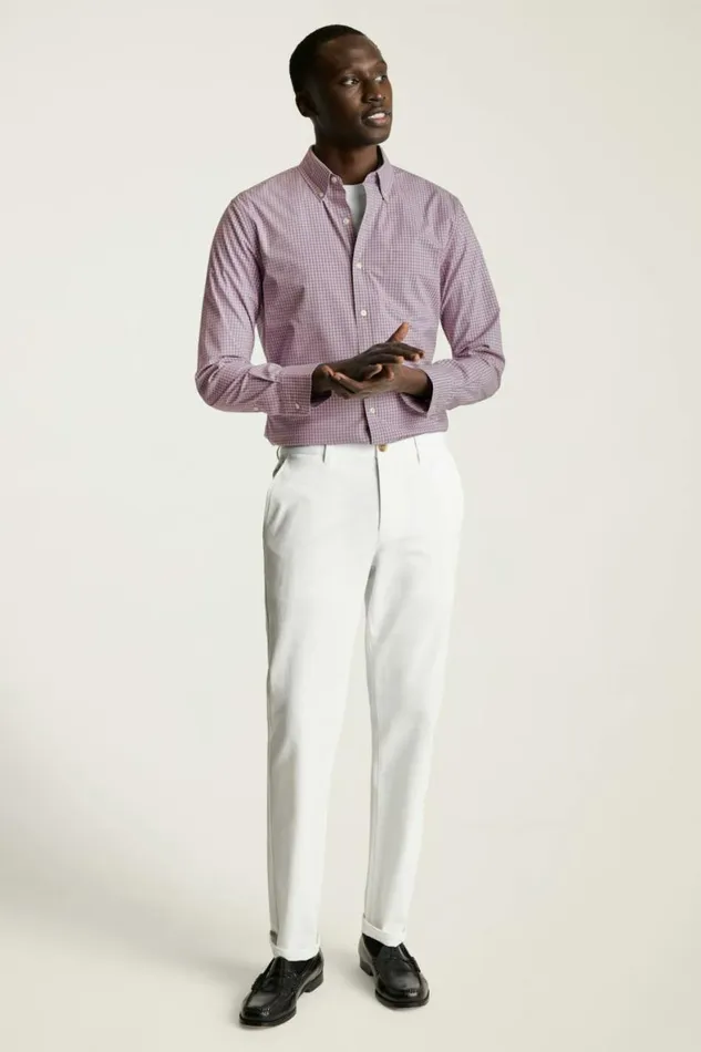 Men Everyday Shirt Lavender Raleigh Gingham Bonobos Casual Shirts