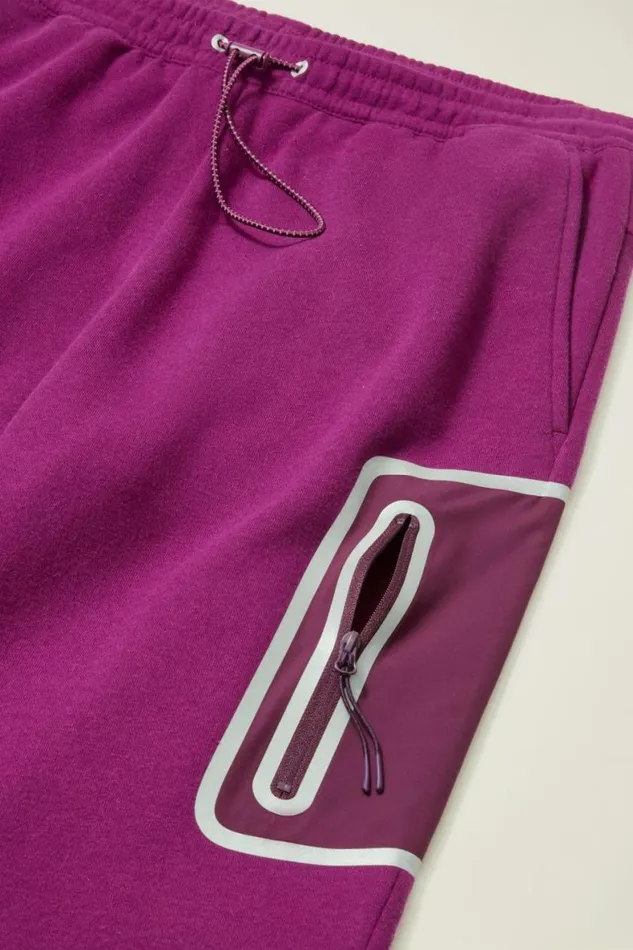 Men Fleece Sweatpant Magenta Bonobos Joggers and Athleisure