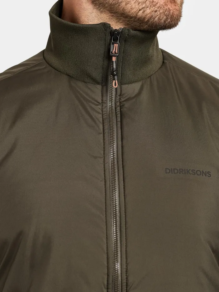 Men Fog Green Didriksons Spring Jackets