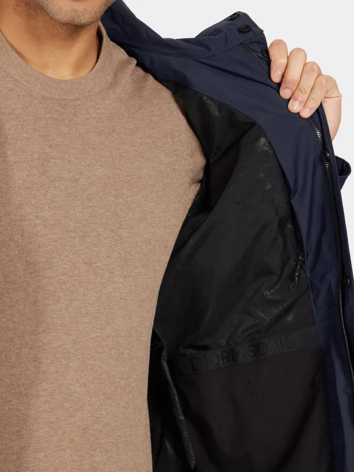Men Frank Jacket Dark Night Blue Didriksons Autumn Jackets