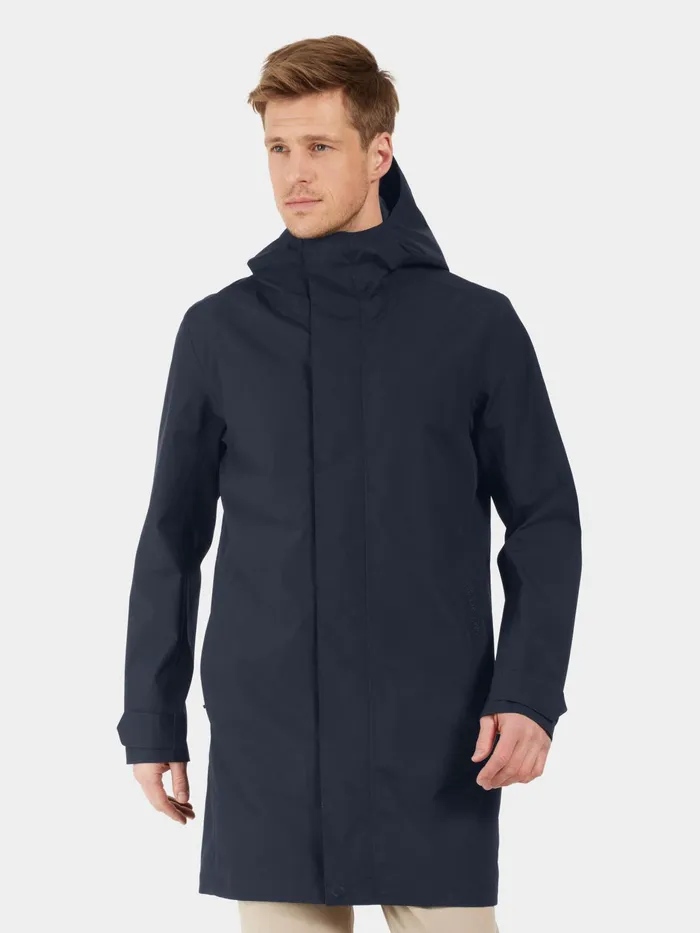 Men George Parka Dark Night Blue Didriksons Spring Jackets