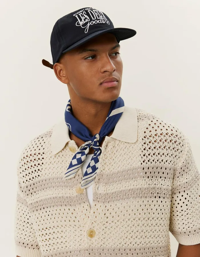 Men Gianni SS Knit Shirt 8211 Ivory Les Deux ShirtsOvershirts