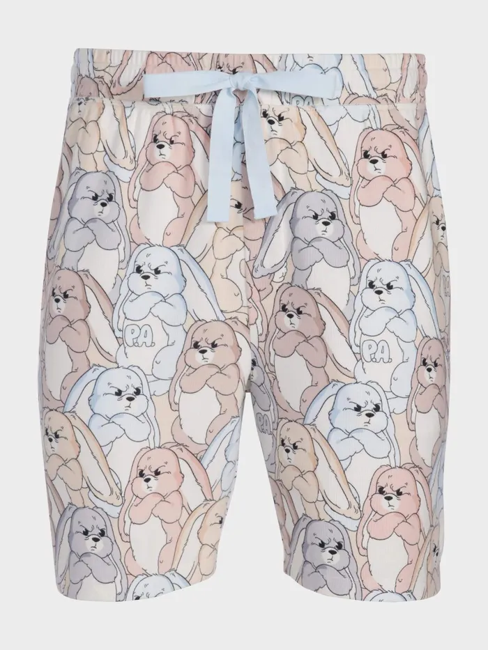 Men Grumpy Bunny Mid Short Multi Peter Alexander Shorts