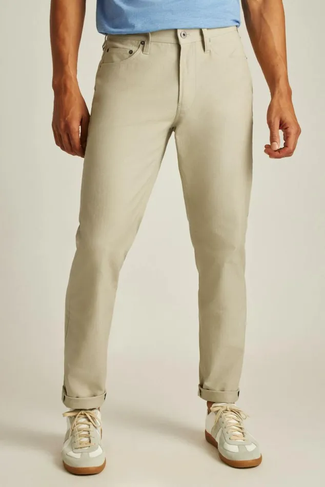 Men Herringbone 5Pocket Pants Rye Fields Bonobos 5pochet Pants
