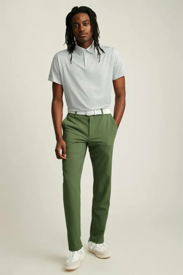 Men Highland Tour Golf Pants Crocodile Green Bonobos Joggers and Athleisure
