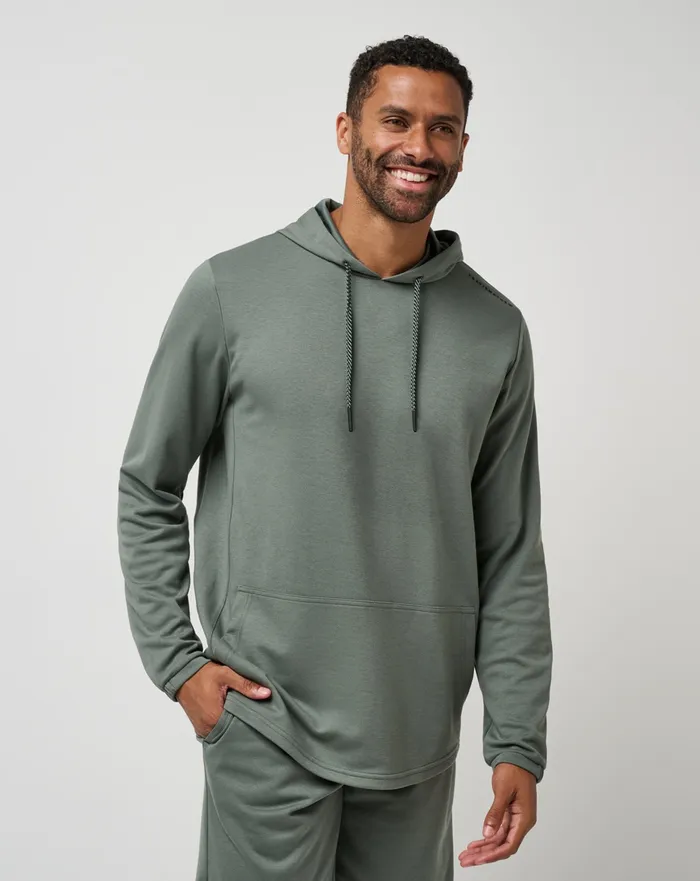 Men Hoodies and Sweatshirts TravisMathew SIDESLIP HOODIE Dark Olive