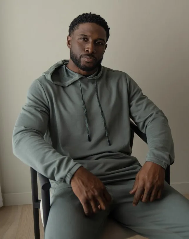 Men Hoodies and Sweatshirts TravisMathew SIDESLIP HOODIE Dark Olive