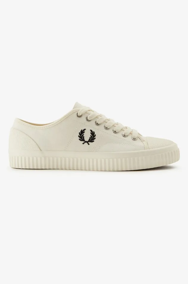 Men Hughes Low Light Ecru Fred Perry Shoes