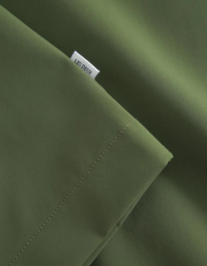Men Idris Coach Jacket 8211 Chive Green Les Deux JacketsCoats