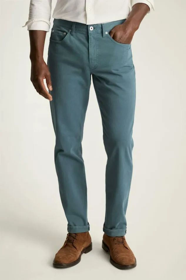 Men Italian Brushed 5Pocket Pants Deep Blue Bonobos Jeans