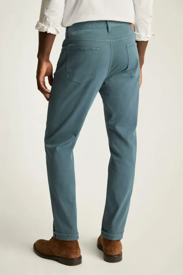 Men Italian Brushed 5Pocket Pants Deep Blue Bonobos Jeans