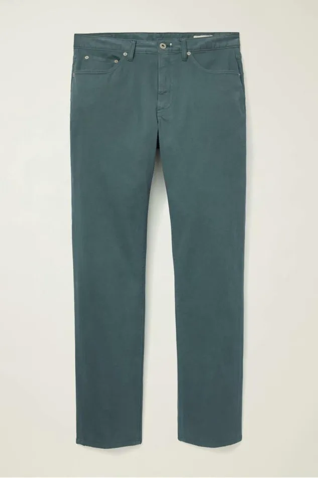 Men Italian Brushed 5Pocket Pants Deep Blue Bonobos Jeans
