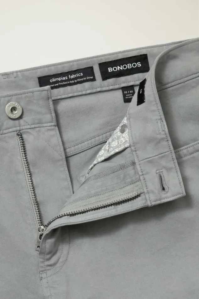 Men Italian Brushed 5Pocket Pants Monument Grey Bonobos Jeans