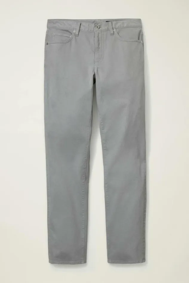 Men Italian Brushed 5Pocket Pants Monument Grey Bonobos Jeans