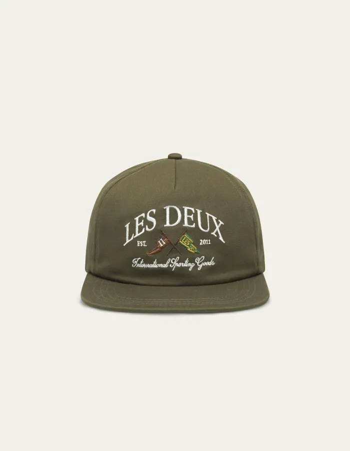 Men Ivy League Cap 8211 Olive Night Les Deux CapsHats