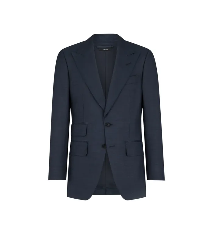 Men Jackets Tom Ford Pure Silk Atticus Jacket Navy