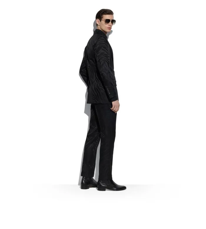 Men Jackets Tom Ford Zebra Jacquard Atticus Jacket Zebra Men Jackets Tom Ford Zebra Jacquard Atticus Jacket Zebra