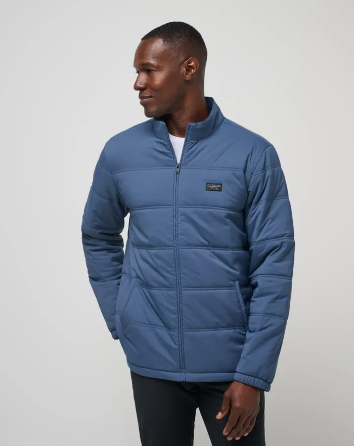 Men Jackets TravisMathew PALISADES PUFFER JACKET Navy