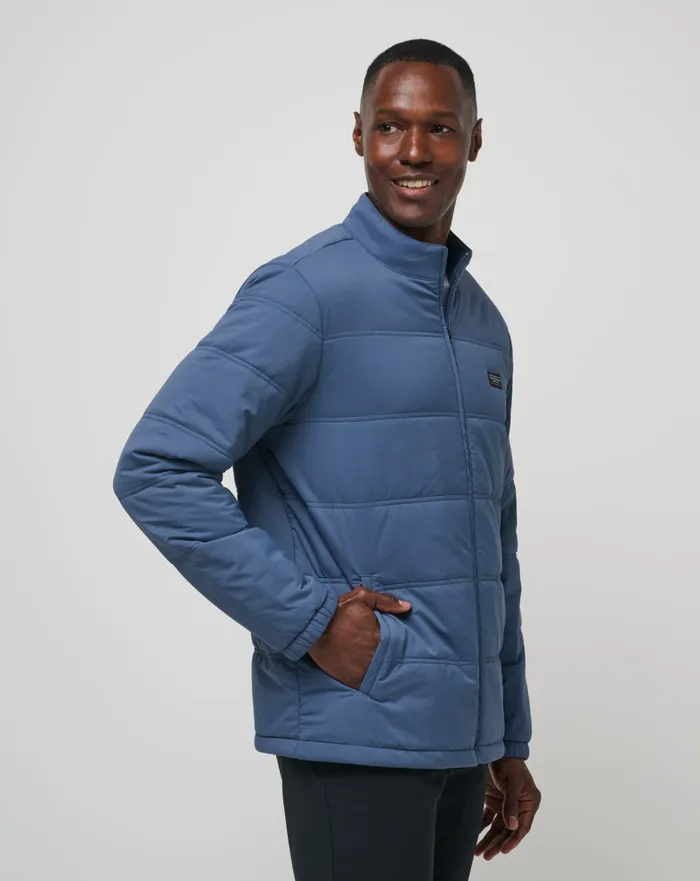 Men Jackets TravisMathew PALISADES PUFFER JACKET Navy