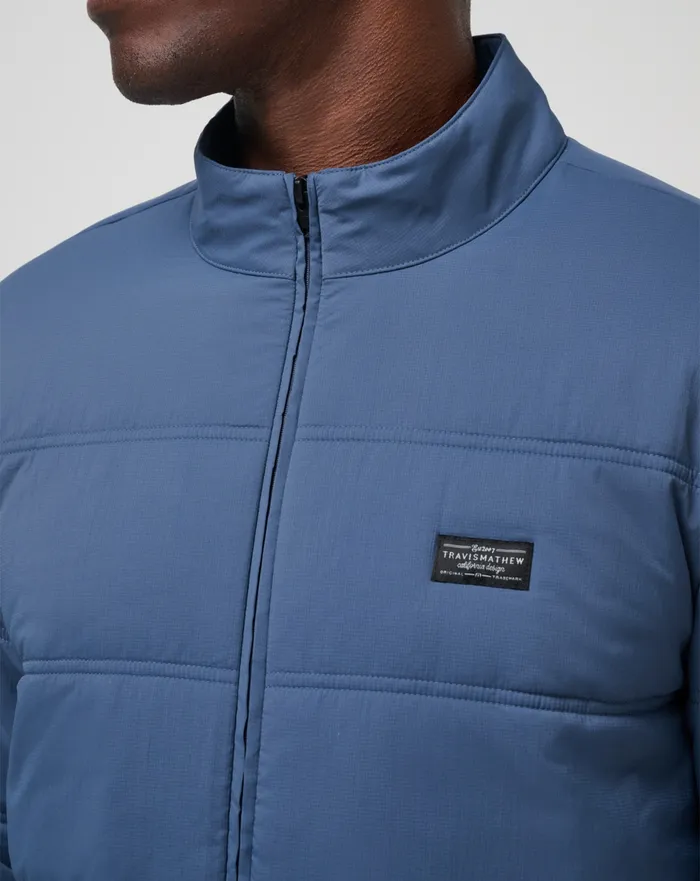 Men Jackets TravisMathew PALISADES PUFFER JACKET Navy