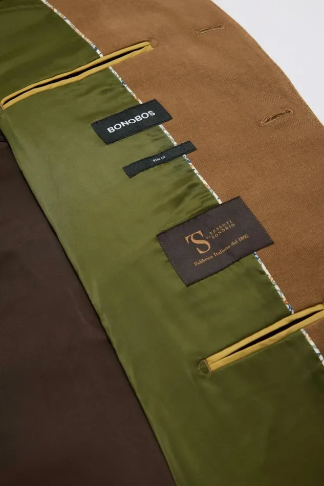 Men Jetsetter Italian Brushed Cotton Suit British Khaki Bonobos Suits Men Jetsetter Italian Brushed Cotton Suit British Khaki Bonobos Suits