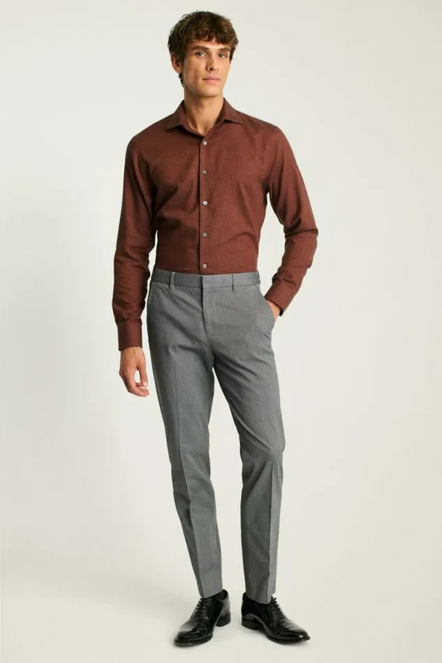 Men Jetsetter Premium Merino Dress Shirt Rust Bonobos Formal Dress Shirts