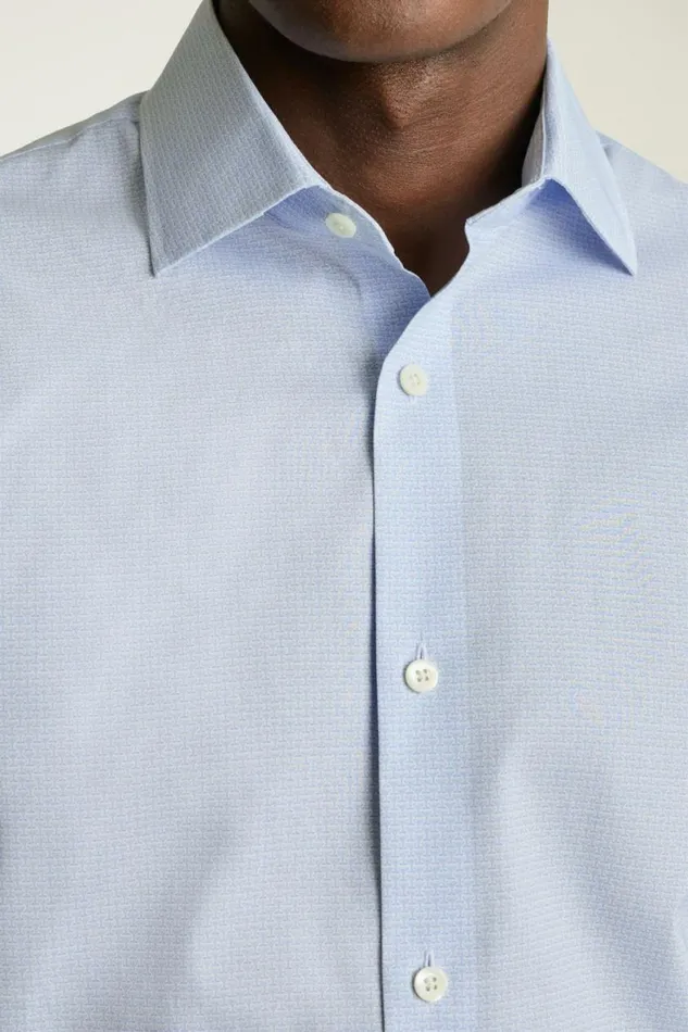 Men Jetsetter Stretch Dress Shirt Blue Martini Micro Geo Bonobos Business Casual Shirts