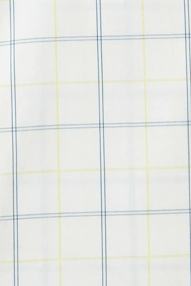 Men Jetsetter Stretch Dress Shirt Blue Yellow Windowpane Bonobos Business Casual Shirts