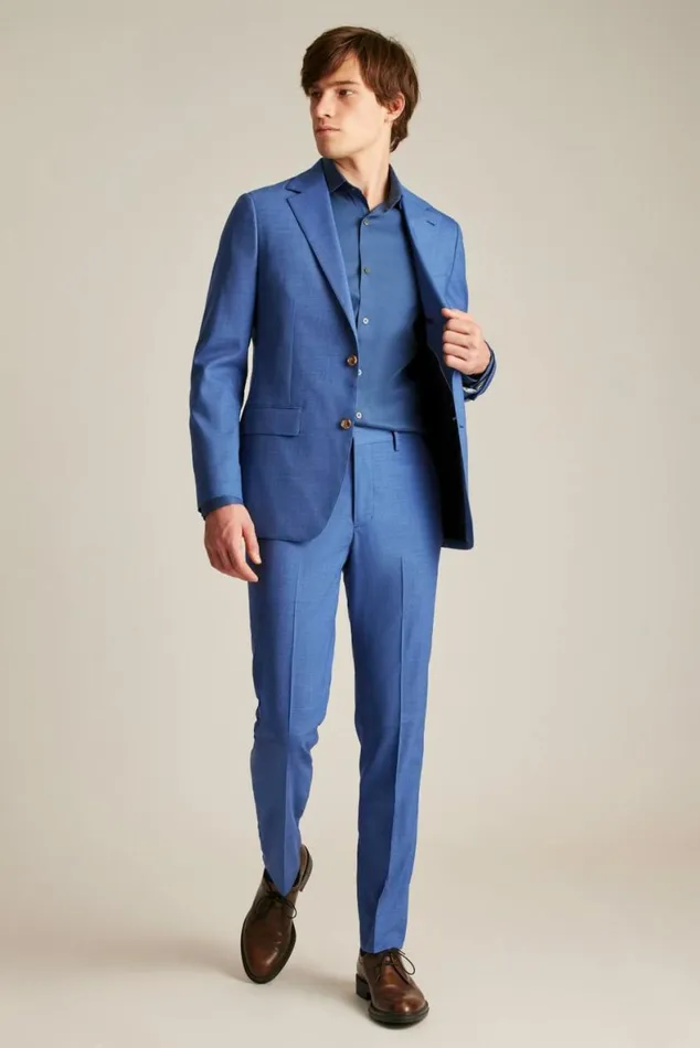 Men Jetsetter Wool Blazer Iceberg Blue Bonobos Blazers and Sport Coats