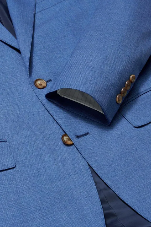 Men Jetsetter Wool Blazer Iceberg Blue Bonobos Blazers and Sport Coats