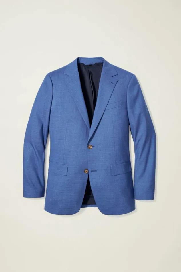 Men Jetsetter Wool Blazer Iceberg Blue Bonobos Blazers and Sport Coats
