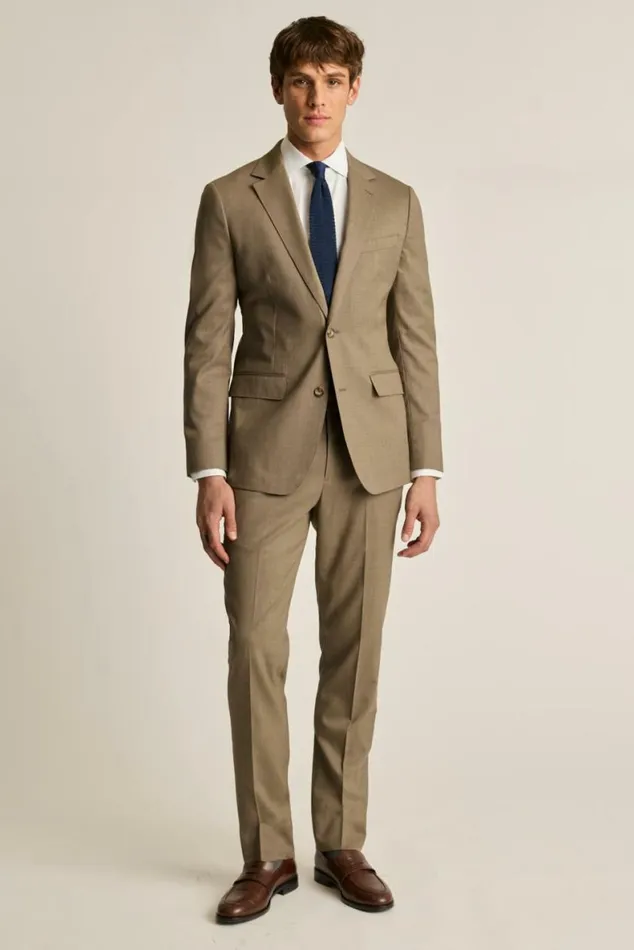 Men Jetsetter Wool Blazer Tan Bonobos Blazers and Sport Coats