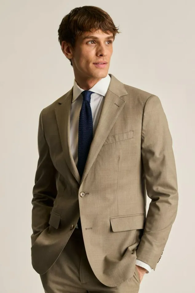 Men Jetsetter Wool Blazer Tan Bonobos Blazers and Sport Coats