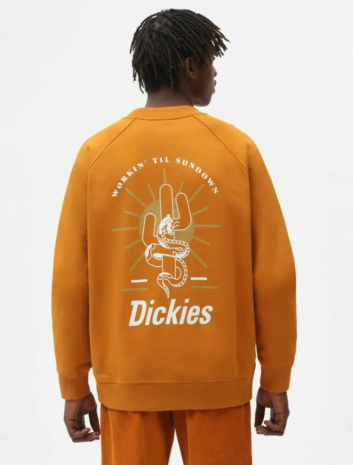 Men Jumpers and Sweatshirts Dickies Bettles Sweatshirt Pumpk Spice
