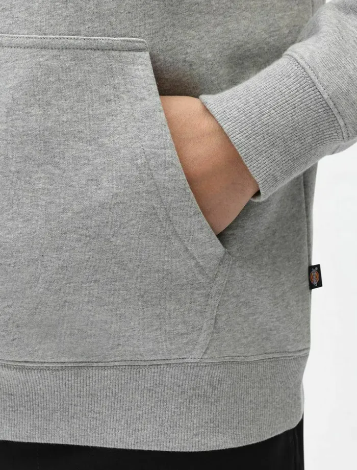 Men Jumpers and Sweatshirts Dickies Ruston Hoodie Grey Melange