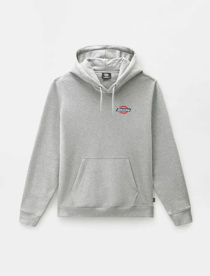 Men Jumpers and Sweatshirts Dickies Ruston Hoodie Grey Melange